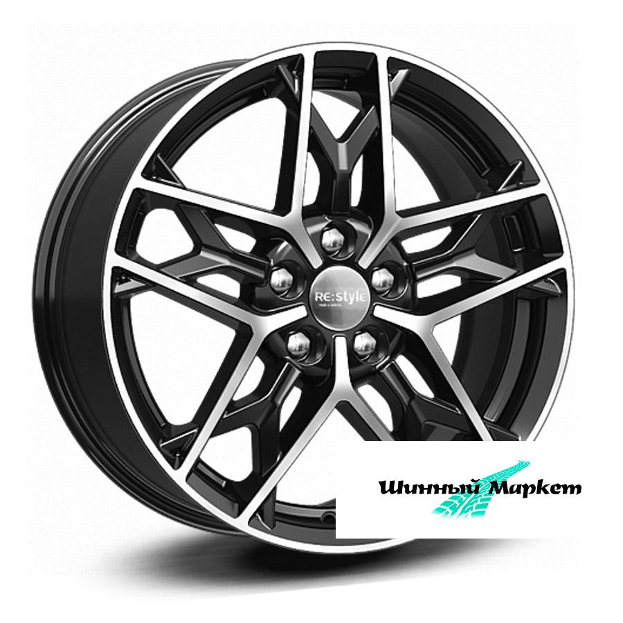 ДискКиК Optima JF КС894 7.5JxR17 PCD5x114.3 ET52.5 DIA67.1, черный с полированной лицевой стороной