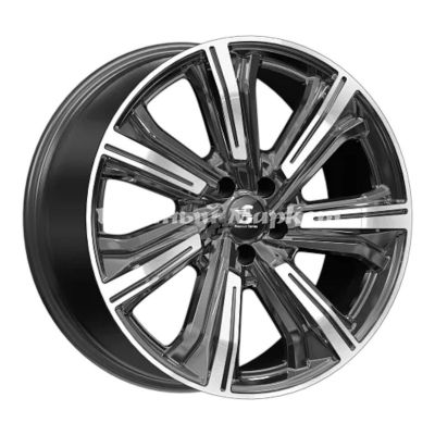 ДискКиК Premium Kleemann (КР1067) 8.5JxR20 PCD5x114.3 ET45 DIA67.1, Чёрный глянцевый с полированной лицевой частью