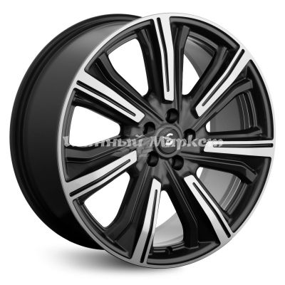 ДискКиК Premium Kleemann (КР1067) 8.5JxR20 PCD5x108 ET45 DIA63.4, Чёрно-серый с полированной лицевой частью