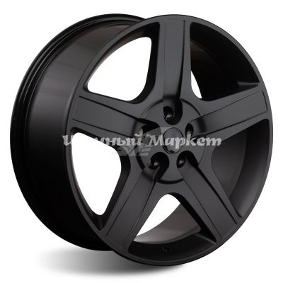 ДискКиК Premium КР008 8.5JxR20 PCD5x114.3 ET47 DIA67.1, Чёрный матовый