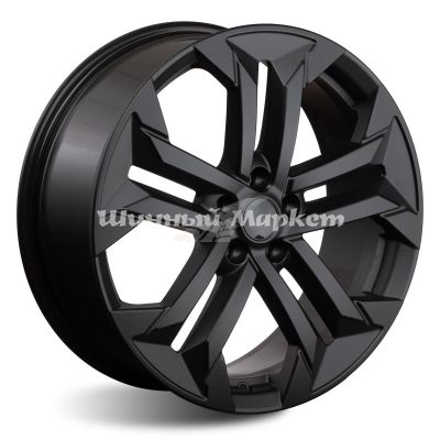 ДискКиК Premium КР015 (19_CX-5) 7.5JxR19 PCD5x114.3 ET45 DIA67.1, Чёрный матовый