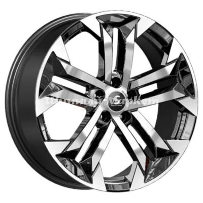 ДискКиК Premium КР015 (19_EXEED TXL/VX) 7.5JxR19 PCD5x108 ET36 DIA65.1, Чёрный глянцевый с полированной лицевой частью