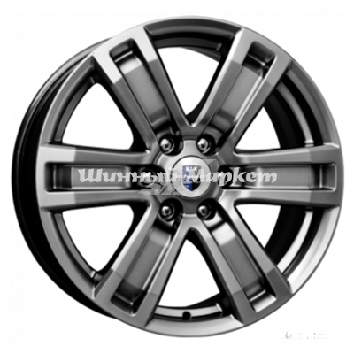 ДискКиК R7-рольф 7.5JxR17 PCD6x114.3 ET39 DIA67.1, насыщенный темно-серый