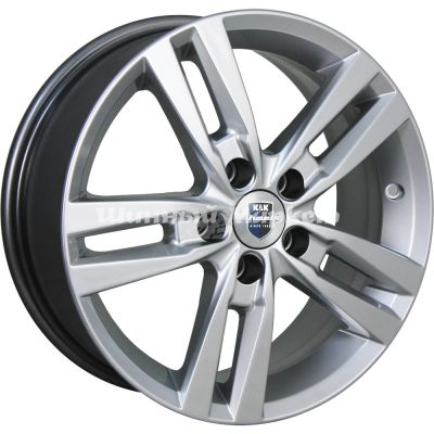 ДискКиК Rassvet 6.5JxR16 PCD5x114.3 ET45 DIA66.1, Серебристый