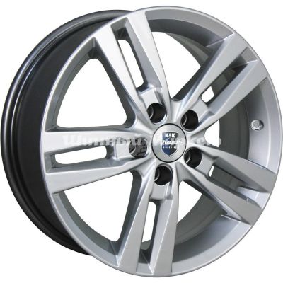 ДискКиК Rassvet 6.5JxR16 PCD5x114.3 ET45 DIA67.1, серебристый