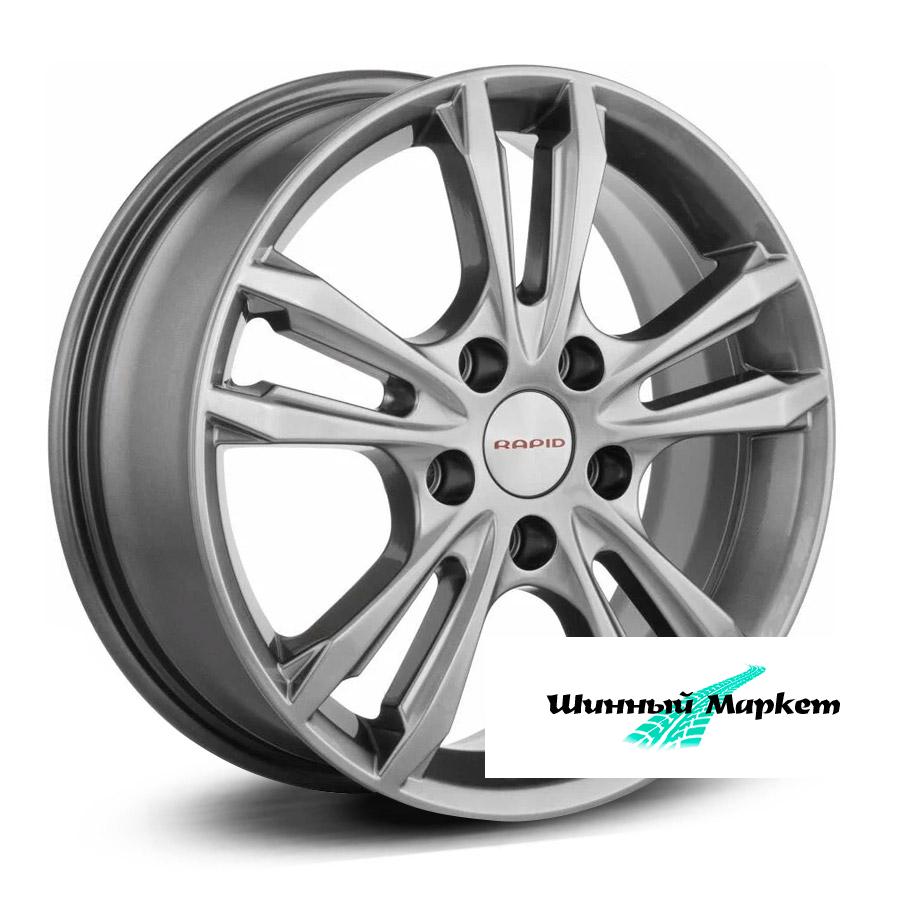 ДискКиК КС866 6JxR16 PCD4x100 ET50 DIA60.1, насыщенный темно-серебристый