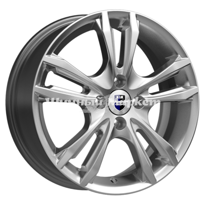 ДискКиК Samara 6JxR16 PCD4x108 ET47.5 DIA63.4, Серебристый