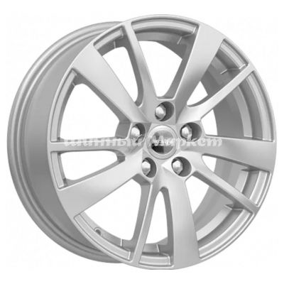 ДискКиК Skoda Rapid (КСr876) 6JxR15 PCD5x100 ET38 DIA57.1, серебристый