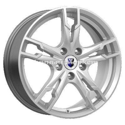 ДискКиК Солар 7JxR17 PCD5x114.3 ET40 DIA66.1, серебристый