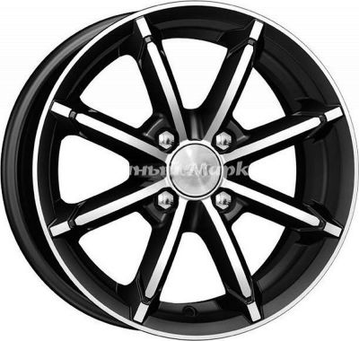 ДискКиК Sportline 6JxR14 PCD4x100 ET30 DIA67.1, черный с полированной лицевой частью