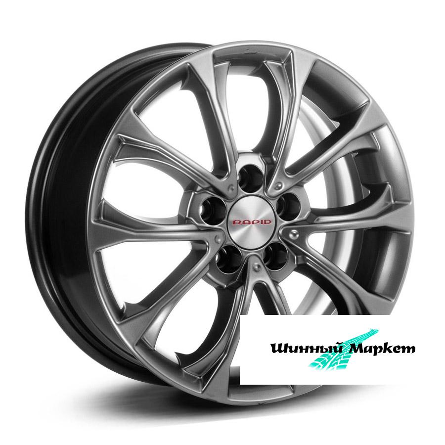 ДискКиК Urals 6.5JxR15 PCD5x108 ET50 DIA63.4, насыщенный темно-серебристый