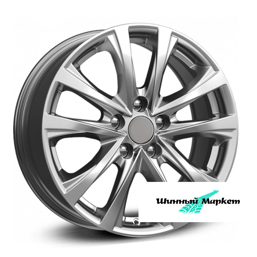 ДискКиК ZV Audi A4 КС776 7JxR17 PCD5x112 ET46 DIA66.6, насыщенный темно-серебристый