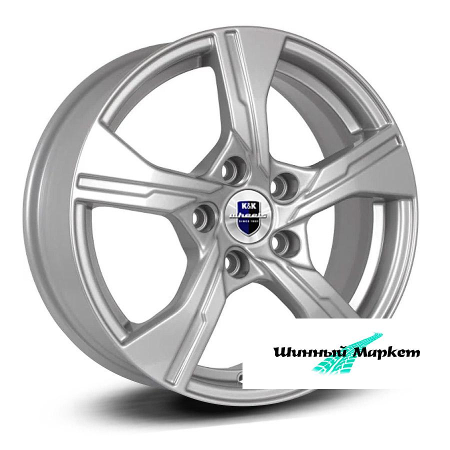 ДискКиК ZV Lifan Х60 КС1053 6.5JxR16 PCD5x114.3 ET45 DIA60.1, серебристый