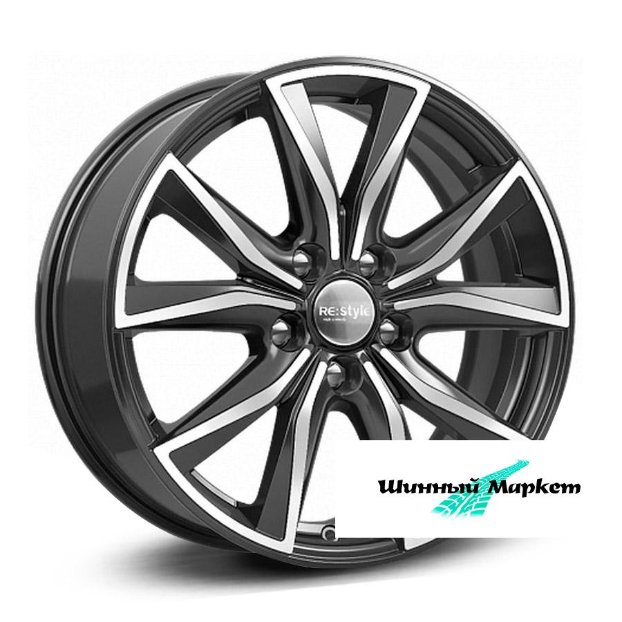 ДискКиК ZV Mazda CX-5 KC867 7JxR17 PCD5x114.3 ET50 DIA67.1, черный с полированной лицевой стороной