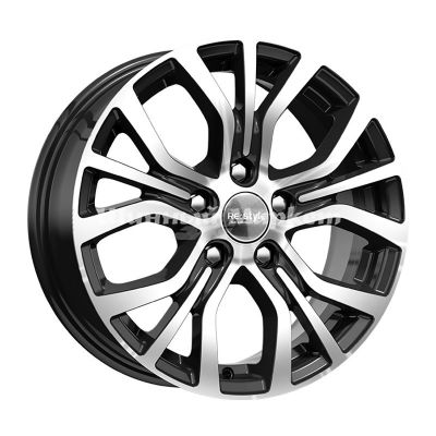 ДискКиК ZV Optima КС736 6.5JxR16 PCD5x114.3 ET41 DIA67.1, черный с полированной лицевой стороной