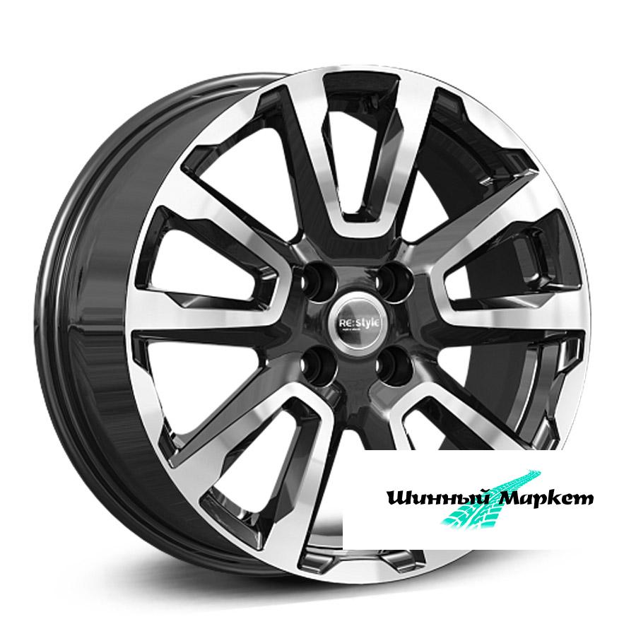 ДискКиК кс1026 6.5JxR16 PCD4x100 ET41 DIA60.1, черный с полированной лицевой стороной