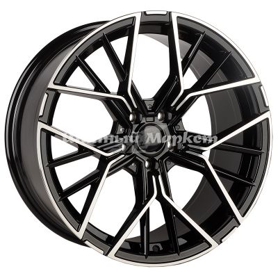 ДискKoKo Kuture 0316 8.5JxR20 PCD5x112 ET25 DIA66.6, черный полностью полированный