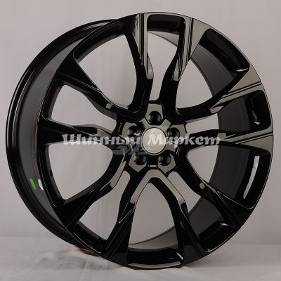 ДискKoKo Kuture 5590 9.5JxR22 PCD5x108 ET40 DIA63.3, Чёрный глянцевый