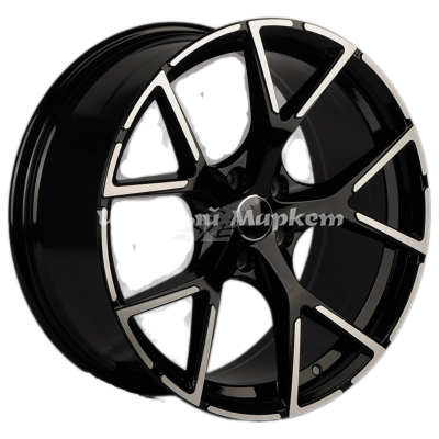 ДискKoKo Kuture 5616 9JxR20 PCD5x112 ET30 DIA66.5, черный с полированной лицевой частью