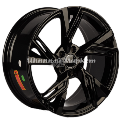 ДискKoKo Kuture D5452 8JxR18 PCD5x112 ET40 DIA66.5, Глянцевый чёрный