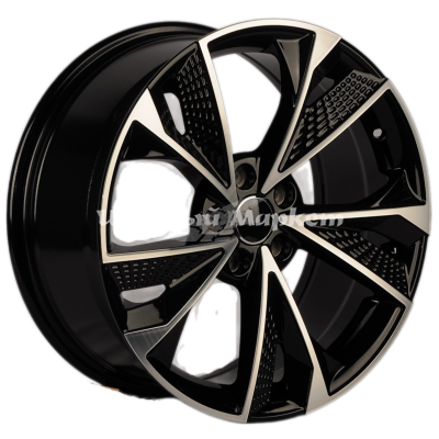 ДискKoKo Kuture D5456 8JxR18 PCD5x112 ET40 DIA66.5, черный полностью полированный