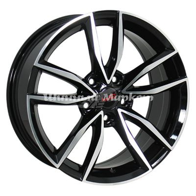 ДискLegeArtis concept-ty559 8JxR18 PCD5x114.3 ET50 DIA60.1, черный полностью полированный