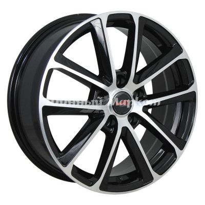 ДискLegeArtis MZ121 7JxR17 PCD5x114.3 ET45 DIA67.1, черный полностью полированный