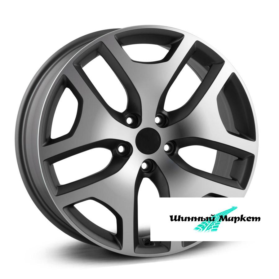 ДискLegeArtis Ki528 6.5JxR17 PCD5x114.3 ET40 DIA67.1, черный матовый с полированной лицевой стороной