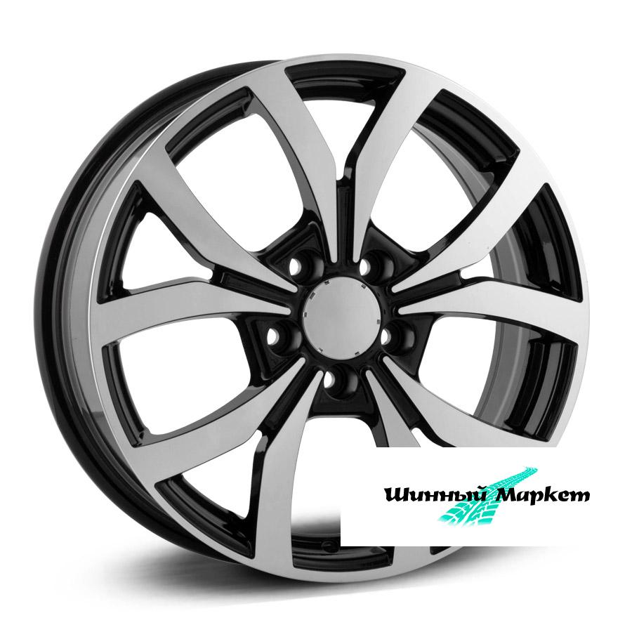 ДискLegeArtis MB519 6.5JxR17 PCD5x112 ET38 DIA66.6, черный с полированной лицевой стороной