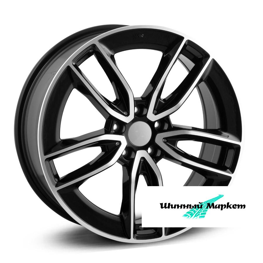 ДискLegeArtis MR539 8.5JxR20 PCD5x112 ET29 DIA66.6, черный с полированной лицевой стороной