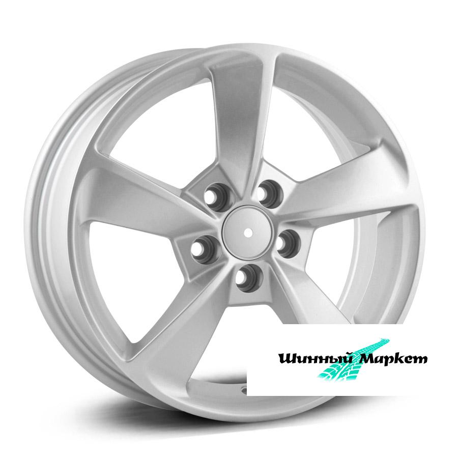 ДискLegeArtis VW507 6JxR15 PCD5x100 ET38 DIA57.1, серебристый