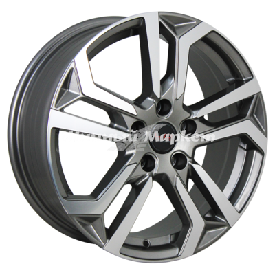 ДискLegeArtis FD165 7JxR17 PCD5x108 ET50 DIA63.3, насыщенный темно-серый полностью полированный