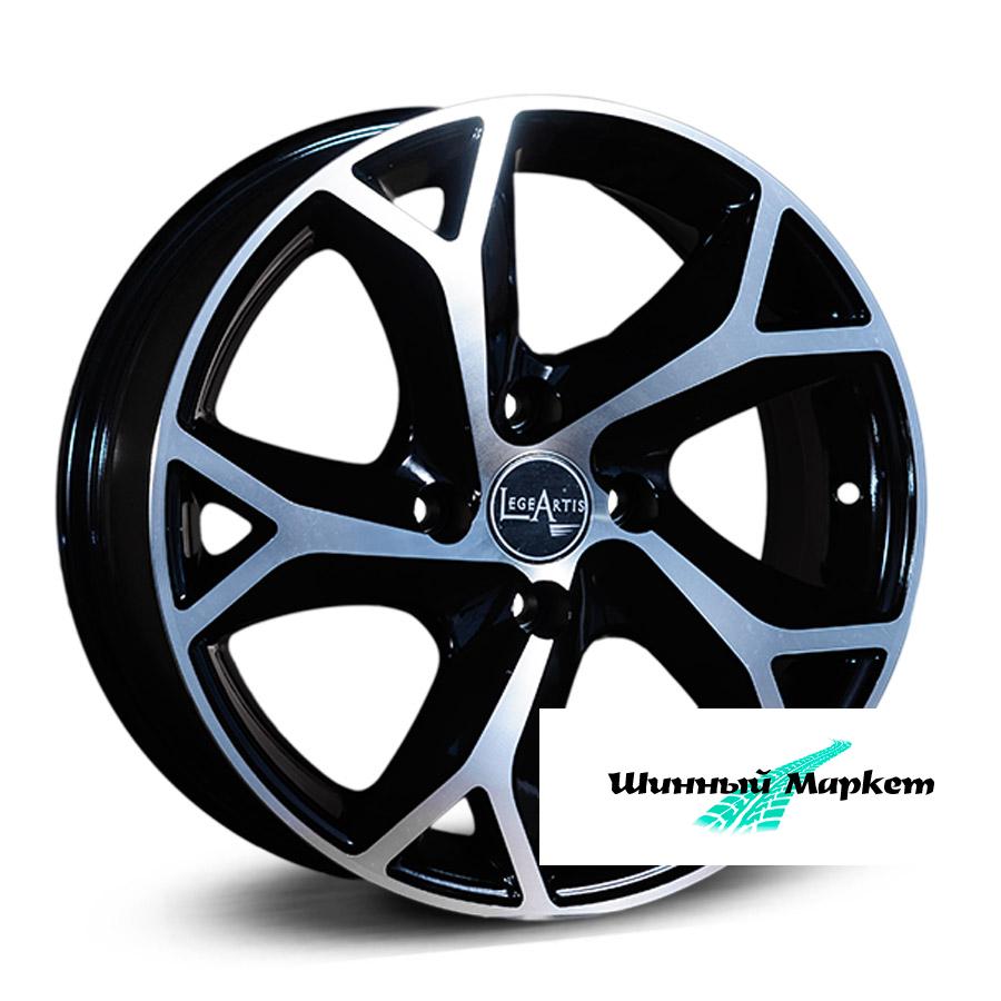 ДискLegeArtis Mi59 6.5JxR16 PCD5x114.3 ET38 DIA67.1, черный с полированной лицевой стороной