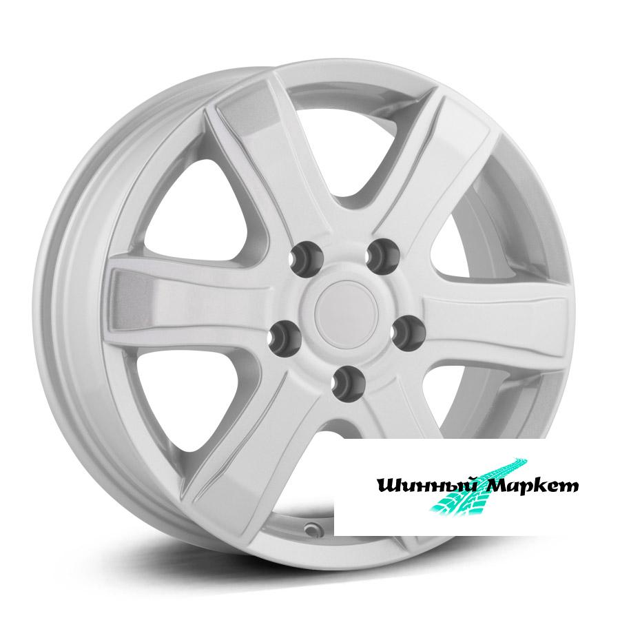 ДискLegeArtis VW74 6.5JxR16 PCD5x120 ET62 DIA65.1, серебристый