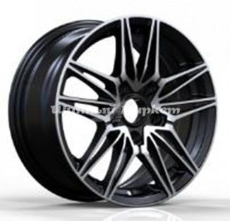 ДискLizardo 1050 7JxR17 PCD5x114.3 ET37 DIA66.6, матовый черный полированный