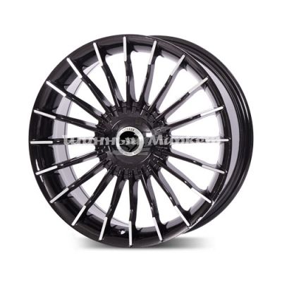 ДискLizardo XH1016 7JxR17 PCD5x100 ET38 DIA67.1, матовый черный полированный