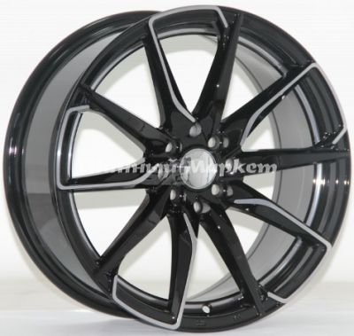 ДискLizardo XH576 7JxR16 PCD5x100 ET38 DIA57.1, матовый черный полированный