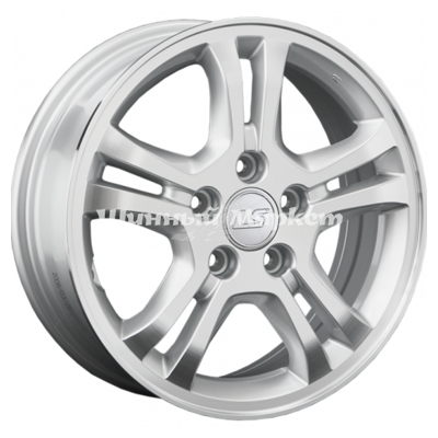 ДискLS 1075 6.5JxR15 PCD5x114.3 ET40 DIA67.1, серебристый