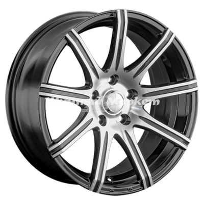 ДискLS 1322 8JxR17 PCD5x114.3 ET35 DIA67.1, черный полностью полированный