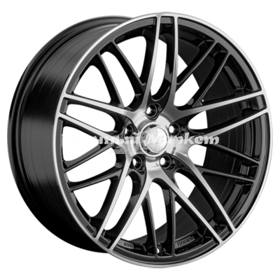 ДискLS 1338 8.5JxR18 PCD5x112 ET30 DIA66.6, черный полностью полированный