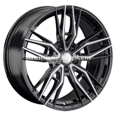 ДискLS 1354 8JxR18 PCD5x108 ET30 DIA60.1, черный полностью полированный