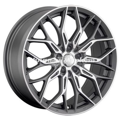 ДискLS 1355 8JxR18 PCD5x108 ET30 DIA60.1, матовый темно-серый с полировкой