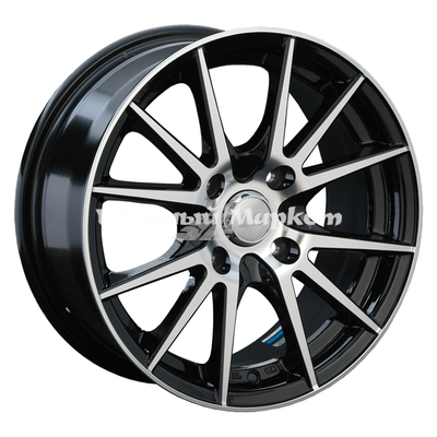 ДискLS 143 6.5JxR15 PCD5x100 ET38 DIA73.1, черный полностью полированный