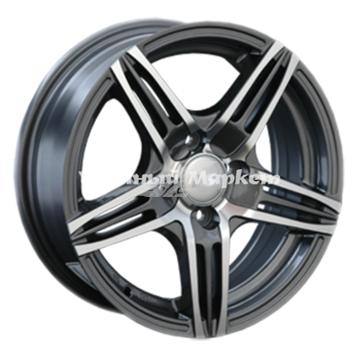 ДискLS 189 6.5JxR15 PCD5x105 ET39 DIA56.6, насыщенный темно-серый полностью полированный