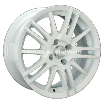 ДискLS 222 6.5JxR15 PCD4x100 ET45 DIA73.1, серебристый полностью полированный