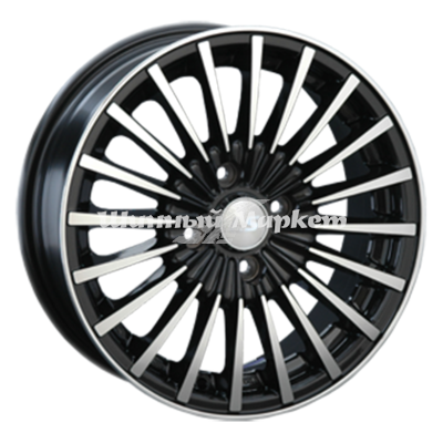 ДискLS 222 7JxR16 PCD5x105 ET36 DIA56.6, черный полированный