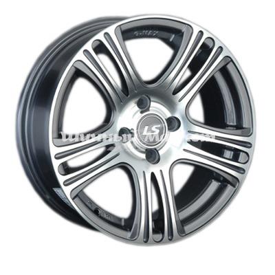 ДискLS 318 6.5JxR15 PCD5x105 ET39 DIA56.6, насыщенный темно-серый полностью полированный