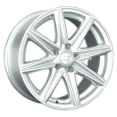 ДискLS 363 7JxR16 PCD5x105 ET36 DIA56.6, серебристый полностью полированный