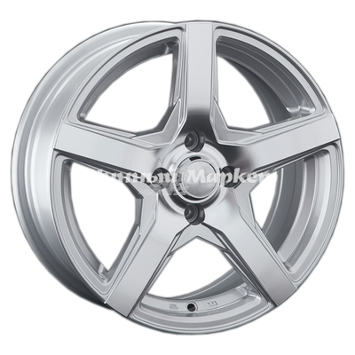 ДискLS 779 7.5JxR17 PCD4x100 ET38 DIA73.1, серебристый полностью полированный