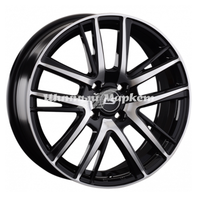 ДискLS 917 6JxR16 PCD4x100 ET41 DIA60.1, черный полностью полированный